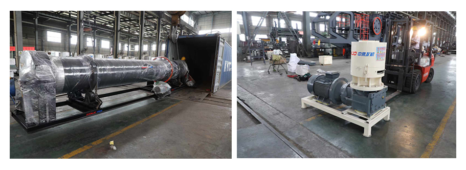 雞糞烘干機發貨